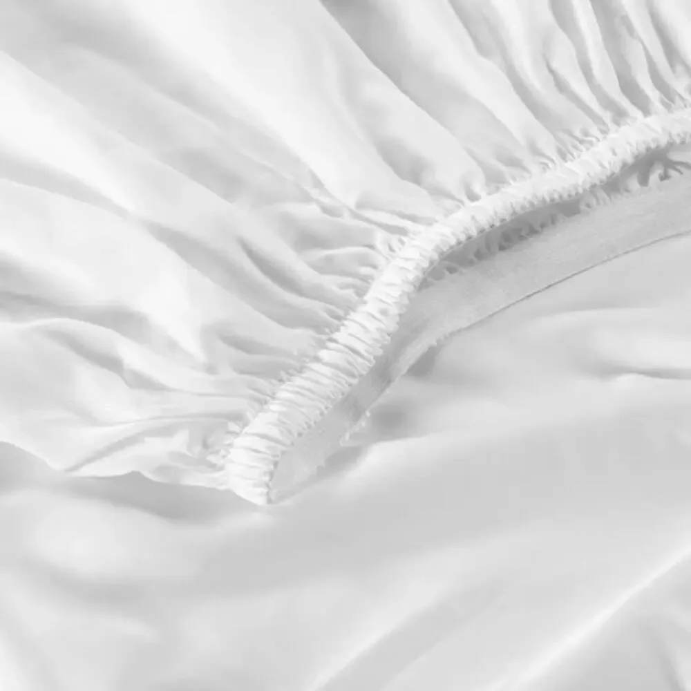 NWT Sijo AiryWeight Eucalyptus Sheet Set, - 3pc - 2 Pillowcases 1 Sheets Snow K